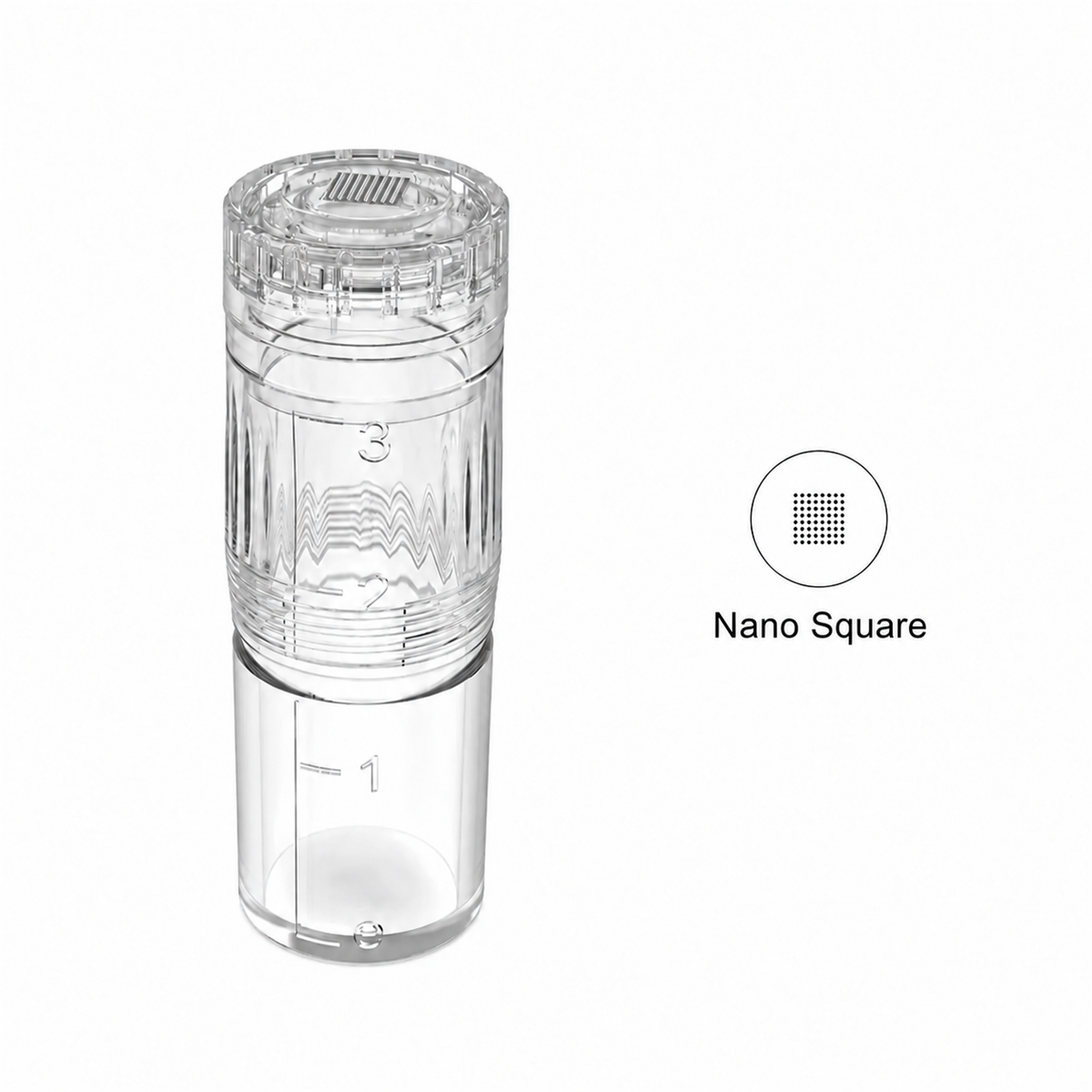 خرطوشة ⁦Nano Square⁩ بديلة لجهازي ⁦Hydra Pen H3⁩ و ⁦H5⁩ مع خزان ومخطط الرأس المربع